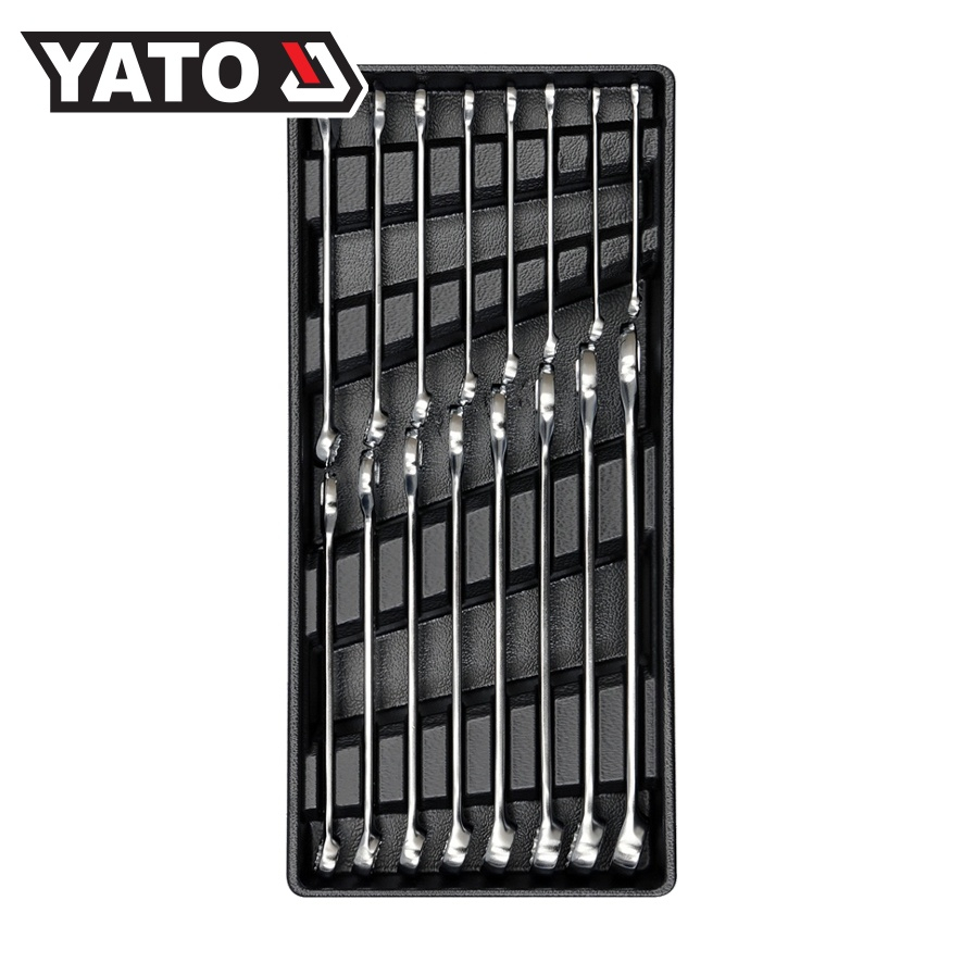 (จัดส่งฟรี) YATO YT-5531 ชุดถาดเครื่องมือ ชุดประแจแหวนข้างปากตาย (6 - 21 mm)