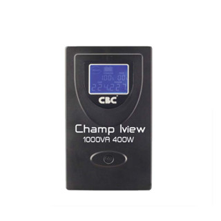 เครื่องสำรองไฟ (UPS) CBC รุ่น CHAMP IVIEW 1000VA 400W