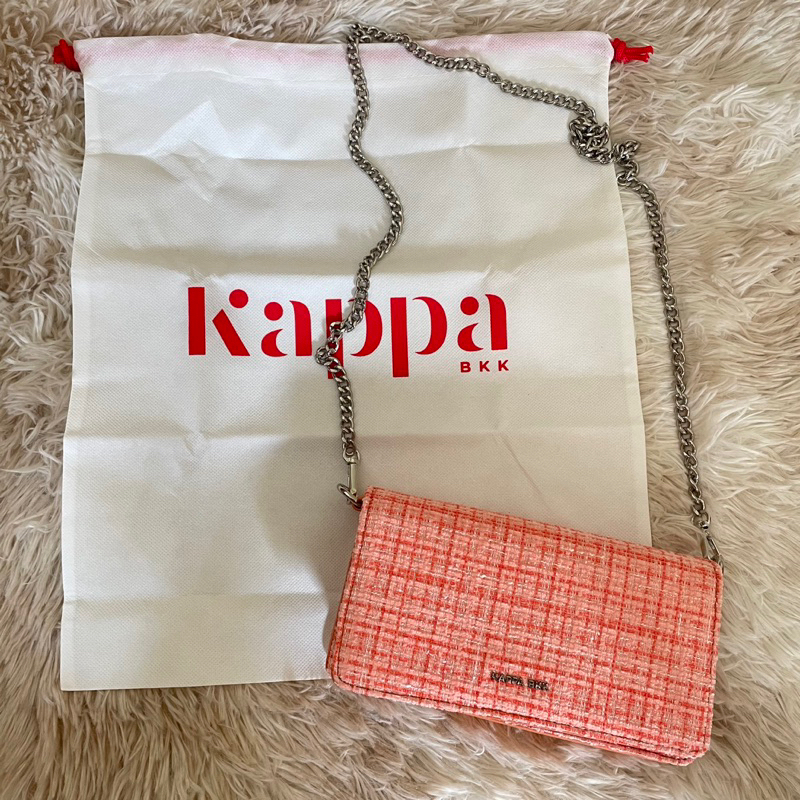 Kappa.BKK รุ่น Jan Clutch สีส้มพีช