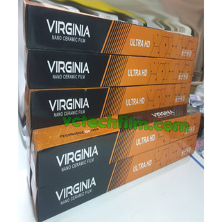 ฟิล์มกรองแสงNanoCeramic ยกม้วน VIRGINIA(เวอร์จิเนีย) 500ตรฟ 152cm x30เมตร ติดอาคาร-รถยนต์ ฟิล์มนำเข้าโดยVCTECH รังสิต