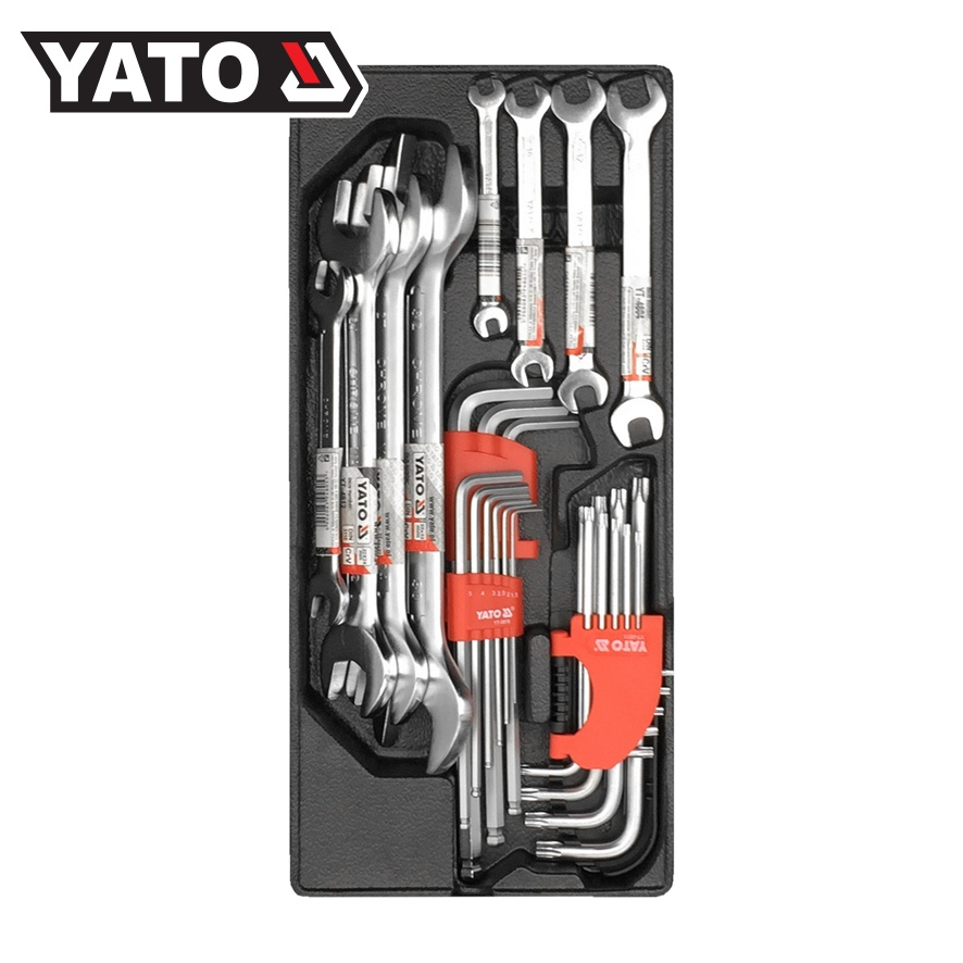 (จัดส่งฟรี) YATO YT-55452 ชุดถาดเครื่องมือ ชุดรวมประแจ