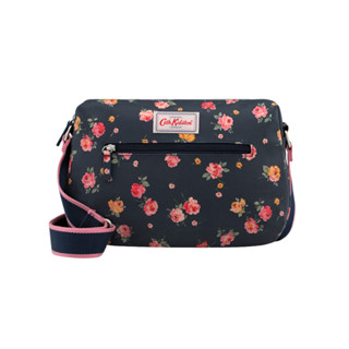 Cath KidstonDouble Zip Bag Wimbourne Rose Navy