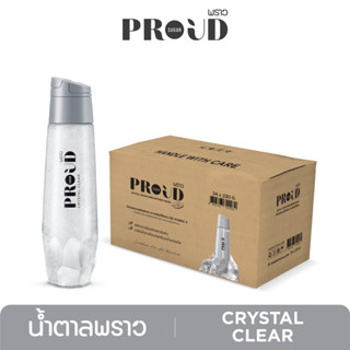 [ส่งฟรี] PROUD พราว น้ำตาลทรายชนิดพิเศษ ขาวบริสุทธิ์พิเศษ 230 g x24  Crystal Clear Super Refined Sugar