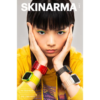 SKINARMA รุ่น Saido เคสและสายสำหรับ Apple Watch Series 4/5/6/7/8/9/SE (44/45 MM)