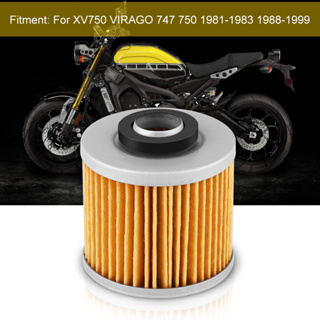 ไส้กรองน้ํามันรถจักรยานยนต์ สําหรับ Yamaha Xv750 Virago 747 750 1981-1983 1988-1999