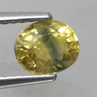 พลอย แซฟไฟร์ บุษราคัม แท้ ธรรมชาติ ( Natural Yellow Sapphire ) 1.31 กะรัต