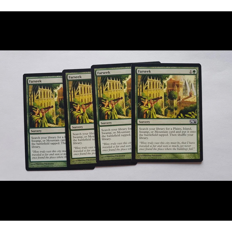 การ์ด MTG x1 Farseek Green Magic the gathering EDH รุ่น Coreset 2013 M13 สภาพ Nm
