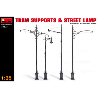 1/35 Tram Supports &amp; Street Lamp [MI 35523]