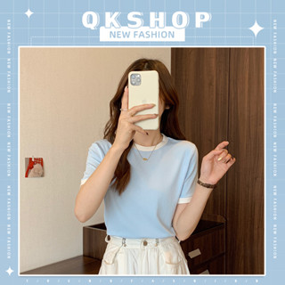 QKshop รุ่นใหม่แนะนำ 🌸เสื้อยืดผู้หญิงดีไซน์น่ารักเหมาะกับวัยรุ่นวัยใจสาวๆน่ารัก เสื้อผ้าใส่สบายเหมาะกับประเทศไทยมาก❄