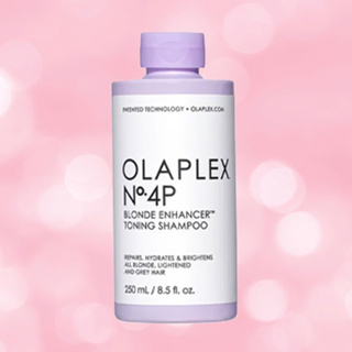 OLAPLEX NO.4P BLONDE ENHANCER TONING 250 ML.แชมพูม่วง ลด ส้ม เหลืองในเส้นผม