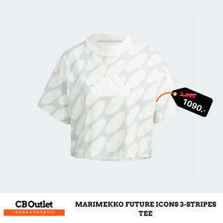 เสื้อยืด เสื้อยืดผู้หญิง ADIDAS MARIMEKKO FUTURE ICONS 3-STRIPES TEE HR8174