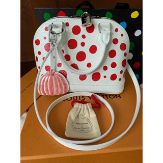 (ทักแชทก่อน ของแท้100%) หลุยส์ วิตตอง LOUIS VUITTON 2023 ของใหม่ Yayoi Kusama Limited Edition ลายจุด  รุ่น ALMA BB