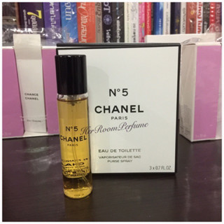 แกะแบ่งขายขวดรีฟิว น้ำหอม Chanel n5 edt vaporisateur de sac purse spray 20 ml สินค้าตามรูป ไม่มีหัวกดมาให้