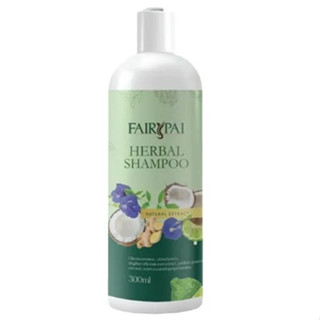 Fairypai Herbal shampoo แชมพูสมุนไพร แฟรี่ปาย 300 มล.01106 แชมพูลดผมร่วง