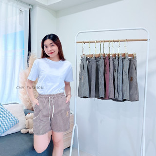 Z-45# 10 สี กางเกงขาสั้น ผ้าเกาหลี งานปักลายน้องหมี ลายกราฟิก  สวยมาก