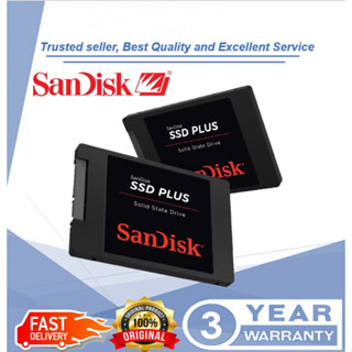 【บางกอกสปอต】SanDisk SSD PLUS 3D NAND 2.5" SATA Solid State Drive Max. 560MB/s (120G/240G/480G/960G)