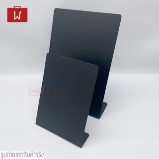 oneworkstory ป้ายราคา |A4/A5 ตั้ง/นอน PVC กระดานดำ เขียนซ้ำได้ ป้ายชื่อ ป้ายเมนู ชอล์กบอร์ด กระดานข้อความ chalkboard