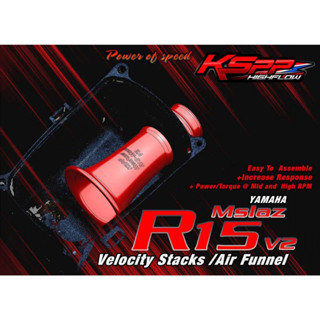 KSPP ปากแตรแต่ง สำหรับ R15 Mslaz M-slaz V.2 Yamaha Velocity stack