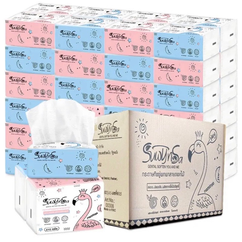 ทิชชู่ pop up ฟามิงโก้ ยกลัง