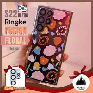 🇹🇭แท้พร้อมส่ง | เคสใส เคสกันกระแทก Ringke Fusion Design 02. Floral Sumsung Galaxy S22 Ultra / S22 Ultra 5G