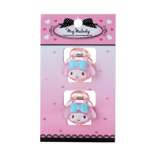 [ส่งตรงจากญี่ปุ่น] Sanrio My Melody Clear Mini Hair Clip Set ใหม่ เซตกิ๊บติดผม ลาย Sanrio