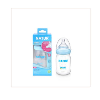 Natur เนเจอร์ ขวดนมคอกว้าง สมาร์ทไบโอมิมิค PP ไซซ์ S ขนาด 5 oz / 150 มล. (8850851802795)