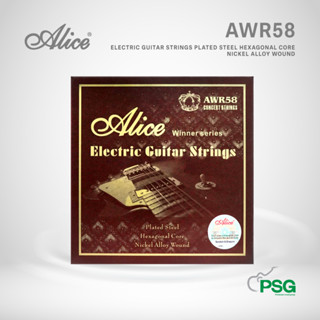 ALICE: AWR58L ELECTRIC GUITAR STRINGS -NICKEL