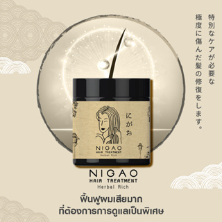 นิกาโอะ แฮร์ ทรีทเม้นท์ เฮอร์บัล ริช  Nigao Hair Treatment Herbal Rich