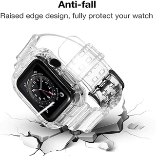 สายนาฬิกาข้อมือ ซิลิโคนนิ่ม แบบใส สําหรับ iWatch 11 10 9 8 7 6 SE 5 4 3 2 1 ขนาด 49mm46มม41มม45มม40มม44 มม42มม38 มม