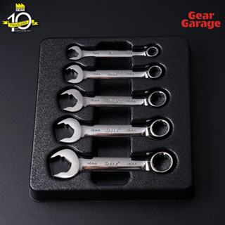 DEEN NO.DNC05SBSET Combination Wrenches &amp; Box/Ratching Open and Wrenches Set 5pc. (Midget)