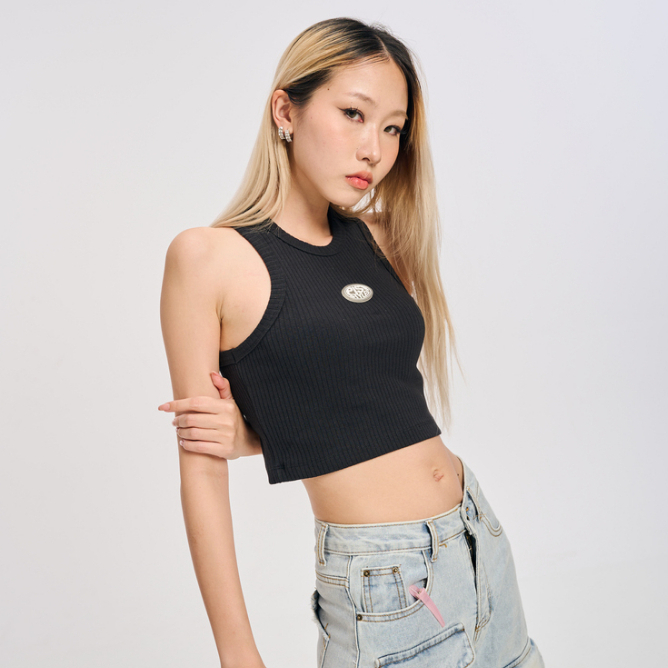 ⚡เสื้อกล้าม PISI Women Tank Top 01 สายเดี่ยว | Black