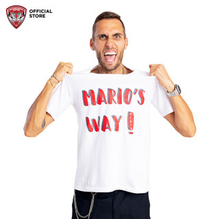 Muangthong United : เสื้อยืด มาริโอ เวย์ สีขาว : MARIOS WAY T-SHIRT White