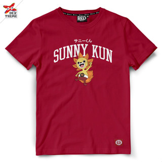 DexTreme เสื้อยืดวันพีซ (DOP-1718) One Piece ลาย ซันนี่คุง Sunny kun มี สีแดง และ สีกรม