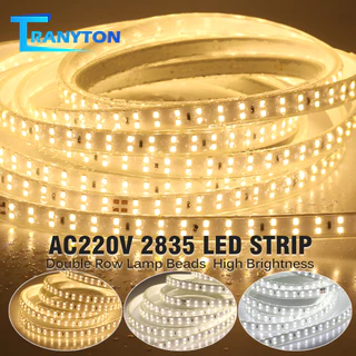 ไฟเส้น แถบไฟ LED ความหนาแน่นสูง ยืดหยุ่น ไฟปีใหม่ 220V ไฟแต่งสวน ไฟติดห้อง เปลี่ยนฟรี ไฟสายยาง 5M/ 10M/15M/20M