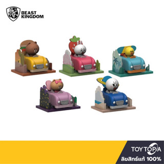 พร้อมส่ง+โค้ดส่วนลด Line Friends Series Pull Back Car Set of 5 PBC-009 by Beast Kingdom (ลิขสิทธิ์แท้)