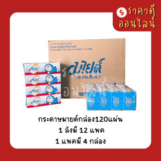 (ยกลัง)กระดาษมายด์กล่อง120แผ่น | 12แพค/ลัง