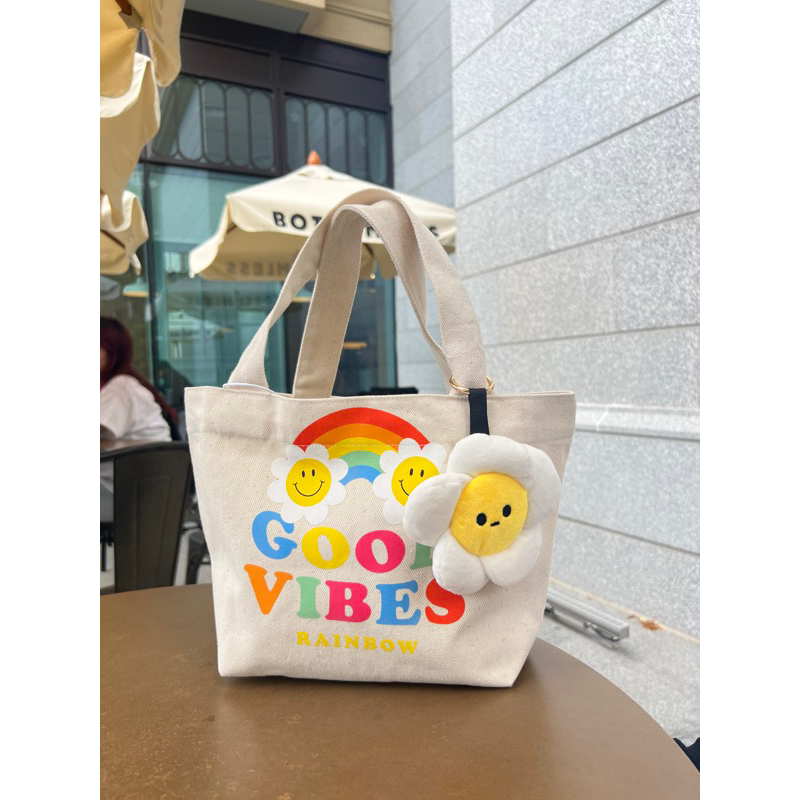 กระเป๋าเคียง minibag ผ้าแคนวาสเนื้ิอหนา ใส่ของได้จุอยู่น้า