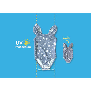 ✅ [3-6M] Next Denim Star Swimsuit UV Protection ชุดว่ายน้ำเด็ก