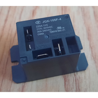 Relay JQX-105F-4 รีเลย์ 220VAC / 12VDC  30A 4ขา ใช้เป็นอะไหล่หรือ ออกแบบเป็นสวิต