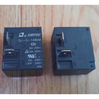 Relay SLI-S-148DM / 112DM SANYOU / MPQ4-S-112D-A MEISHUO รีเลย์เครื่องทำน้ำอุ่นไฟฟ้า,  รีเลย์เครื่องปรับอากาศ 30 A 4ขา