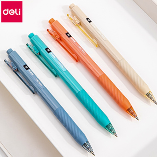ปากกาหมึกสีดำ ปากกาหมึกเจล ปากกาเจลลูกลื่น ปากกาดำ Gel pen คละสี 12 แท่ง 0.5 mm เขียนดี เขียนลื่น ไม่มีสดุด พกพาง่าย OFM