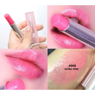 แบ่งขายลิปสติก ดิออร์ LIP GLOW สี 008 ULTRA PINK ขนาด 0.5 กรัม พร้อมแปรงทาลิป