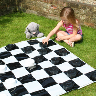 (ตัวแทนchessgo)ชุดหมากฮอสยักษ์ Mini Giant Checkers Set