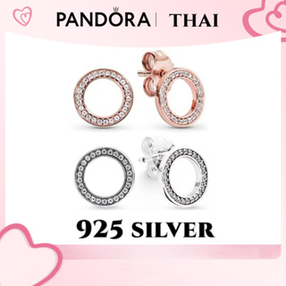 [ส่งจากกรุงเทพ]P เงิน925 ต่างหู ตุ้มหู ต่างหูหนีบ ต่างหูทรงกลม  925 silver Stud Earring เครื่องประดับแฟชั่นผู้หญิง