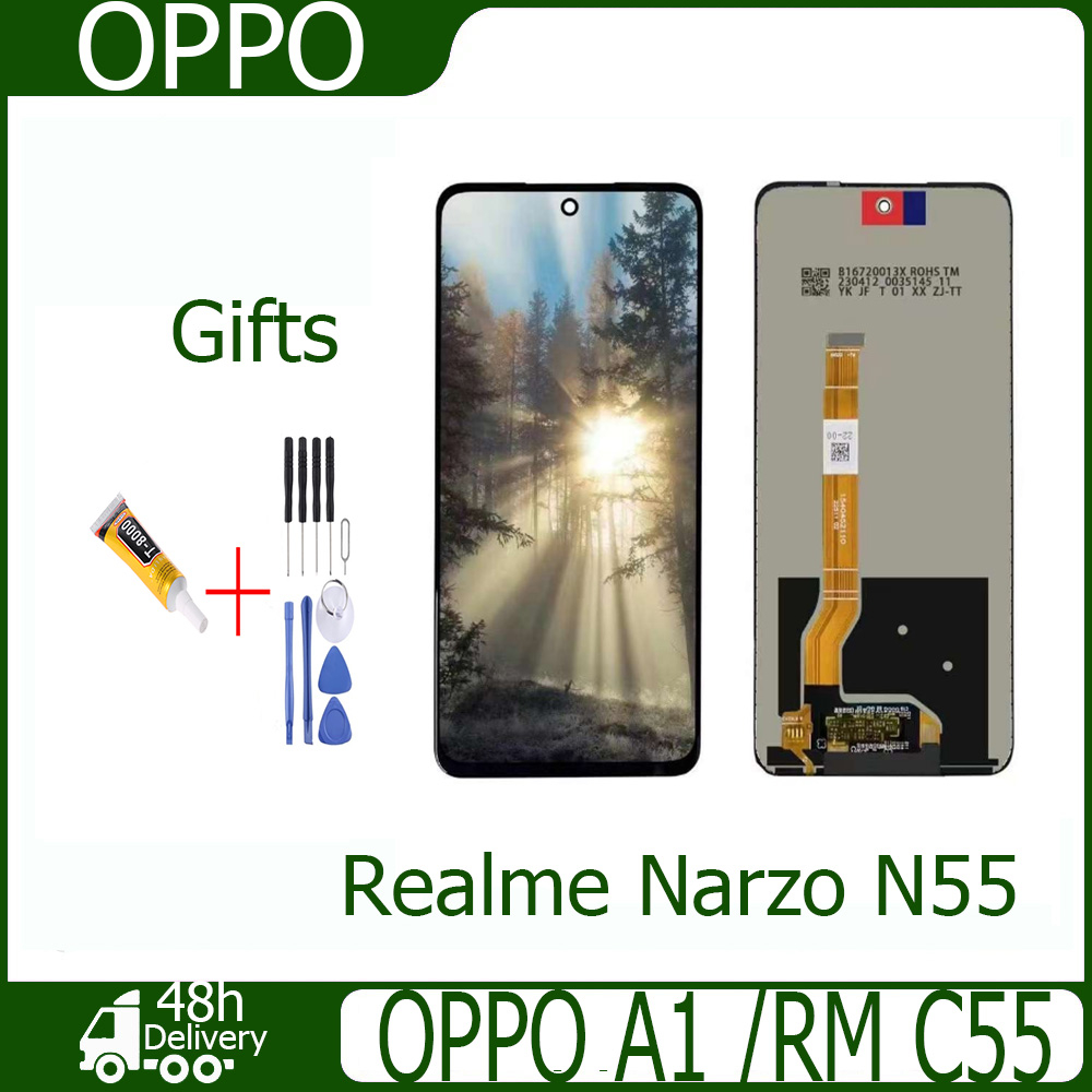งานแท้ LCD oppo A1 /RM C55 งานแท้ จอ  Realme Narzo N55 หน้าจอพร้อมทัชสกรีน แถมชุดไขควง