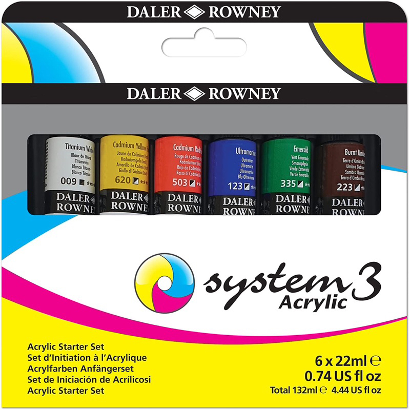 British Imports DALER ROWNEY 29.5ml Color Pearlescent Acrylic Ink