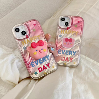 💕พร้อมส่ง💕iPhone 14 13 12 11 Pro Max เคส for เคสไอโฟน11น่ารัก แมว บางเบาพกพาง่าย พร้อมขาตั้ง การ์ตูน Case