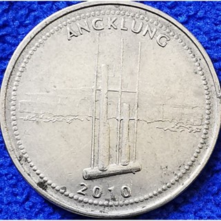 เหรียญ​อินโดนีเซีย​ Indonesia, 1000 Rupiah, ใช้แล้ว, #​1824