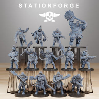 Warhammer 40k proxy Corrupted Guard The Forsaken - 3d print miniature boardgame model war game - StationForge