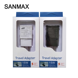 sanmax สายชาร์จ3a typec micro หัวชาร์จ15w สำหรับซัมซุงทุกรุ่น 1 เมตร 2 เมตร fast charging ชาร์จเร็ว （รับประกัน 1 ปี）